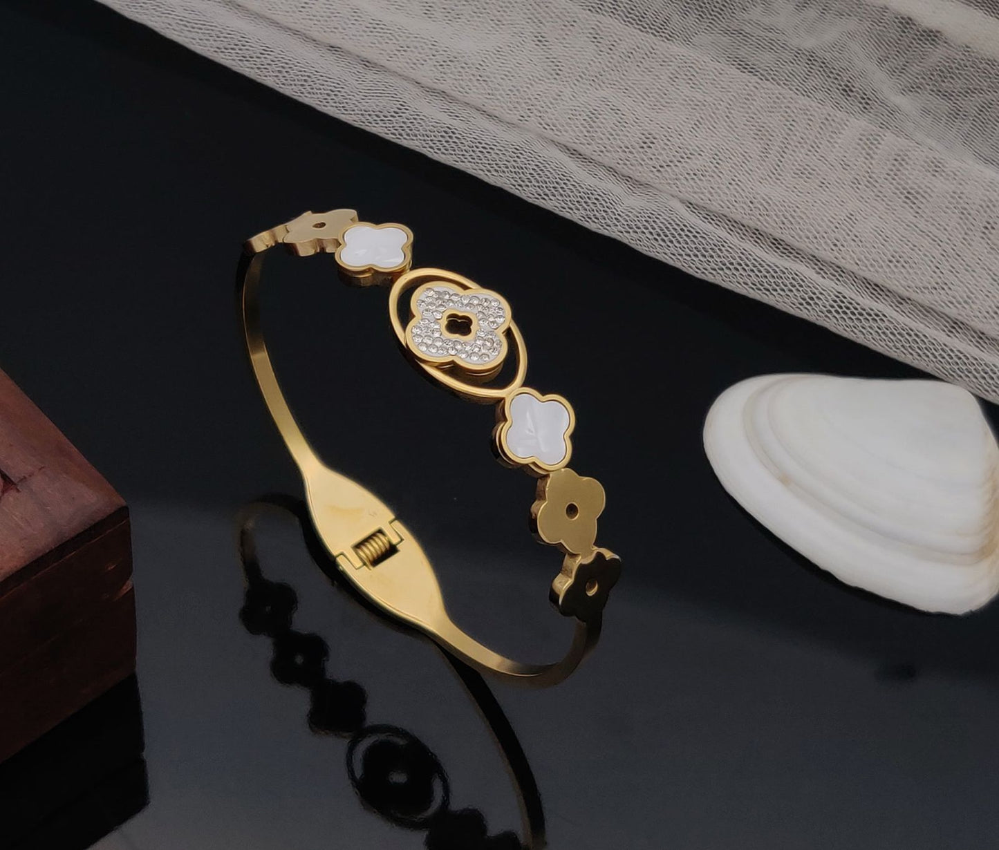 Chevron Radiance Bangle