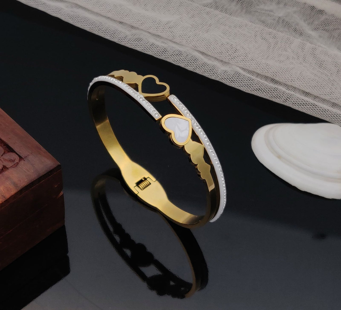 Intertwined Radiance Bangle