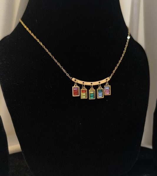 Zainif Rainbow Radiance Necklace
